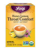 Yogi Tea Honey Lemon Throat Comfort – Holiday Self-Care Gift for the Singer in Your Life