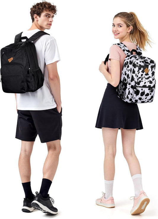 ZORFIN_26L_Black_Backpack_for_College,_and_Travel:_Water_Resistant_Bookbag