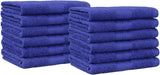 Amazon Basics Fast Drying Cotton Washcloths for Bathroom, Machine Washable, Soft and Highly Absorbent