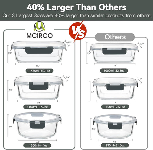 M_MCIRCO_30_Piece_Extra_Large_Glass_Food_Storage_Containers_with_Lids,Gray