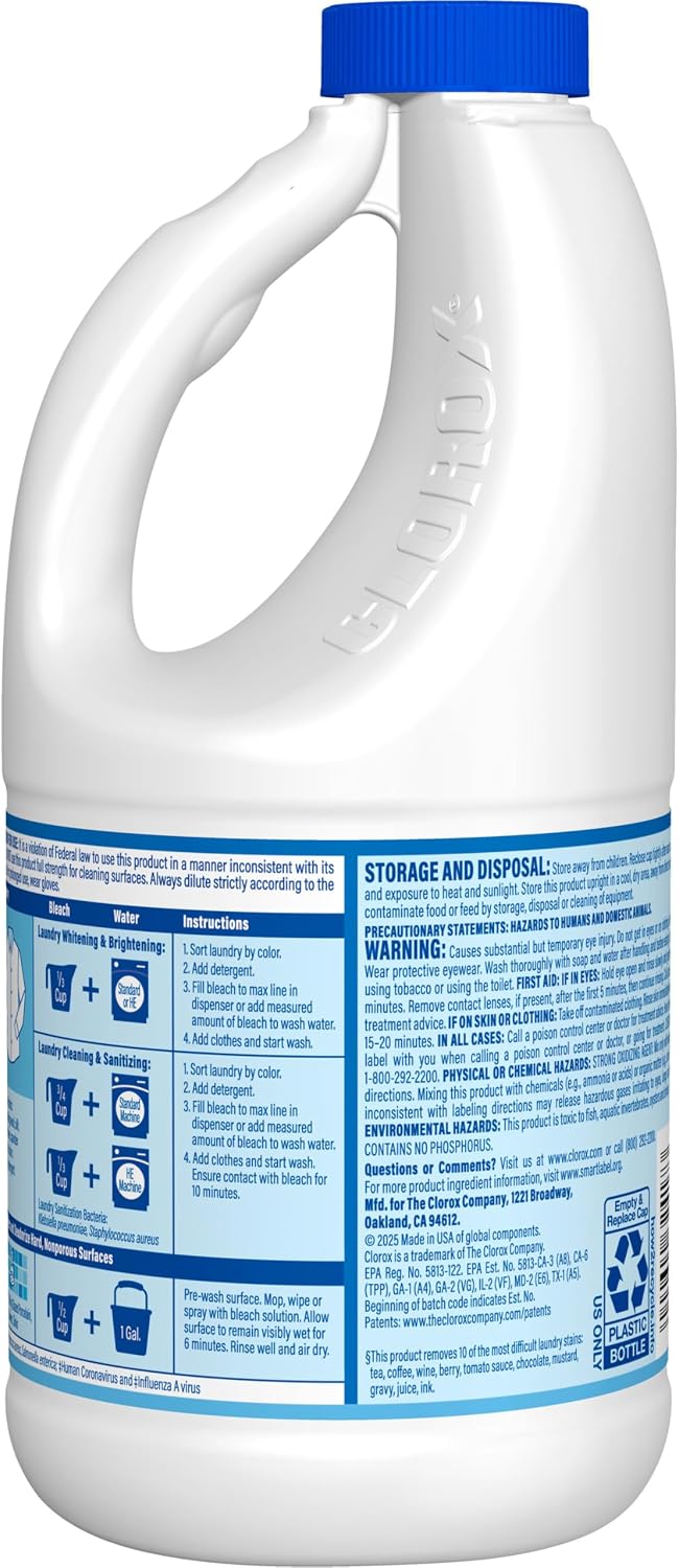 Clorox_No_Splash_Bleach,_40_Fluid_Ounces_(Package_May_Vary)