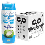 C2O Original Coconut Water, 17.5 Fl Oz (Pack of 12)