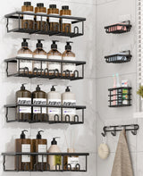 Adhesive Bathroom Holders, Dispensers for Kids, Adults