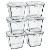 Borosilicate Glass Soup Containers with Lids
