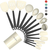 Coukre Silicone Kitchen Cooking Utensils Set, Heat Resistant