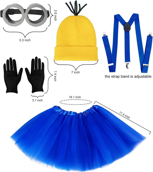 WISHTEN_5_PCS_Halloween_Costumes_for_Kids_Girls,Halloween_Cosplay_Dress_up