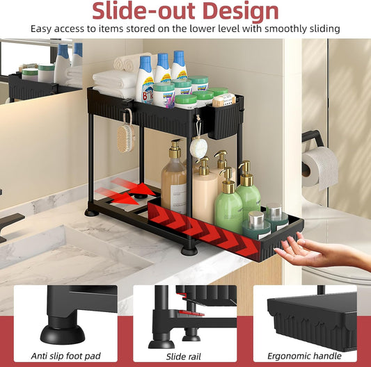 Sevenblue_4-Pack_2-Tier_Under_Sink_Organizer_with_Pull_Out_Drawers
