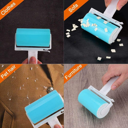 NUOBUT_Reusable_Sticky_Lint_Roller_3_Pack,_Large_&_2_Mini_for_Pet_Hair