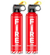 AmzBoom Fire Extinguisher for Home, Kitchen, Car, and Grill with Mounting Bracket– Extinguishing Spray, Compact A, B, C, K Eco Friendly, Prevents Reignition.