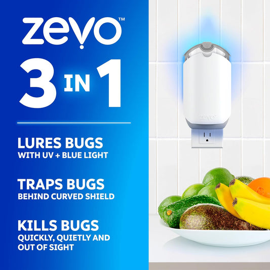 Zevo_Flying_Insect_Trap_for_Fruit_Flies_&_Gnats,_2_Plug-in_Bases,_2_Refills