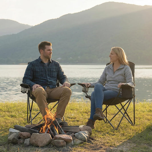 ALPHA_CAMP_2-Pack_Folding_Camping_Chair_with_Cooler_Bag_&_Lumbar_Support