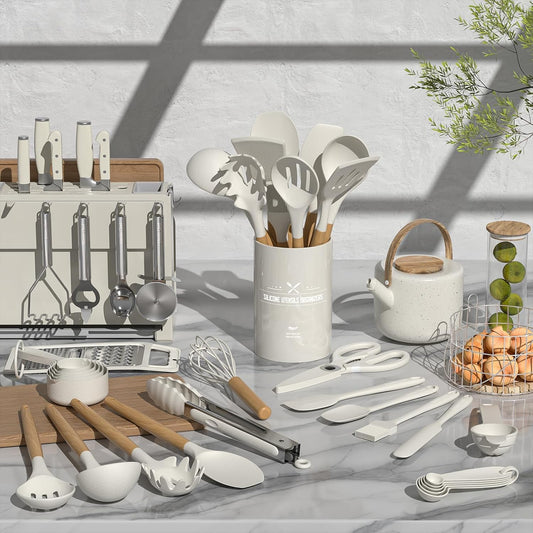 Umite_Chef_Food_Grade_Thickened_Silicone_(Stainless_Steel_Core)_Kitchen_Gadgets_Tools_Set_-_Kitchen_Cooking_Utensils_Set,_Heat_Resistant_Kitchen_Spatula_Tools_Set