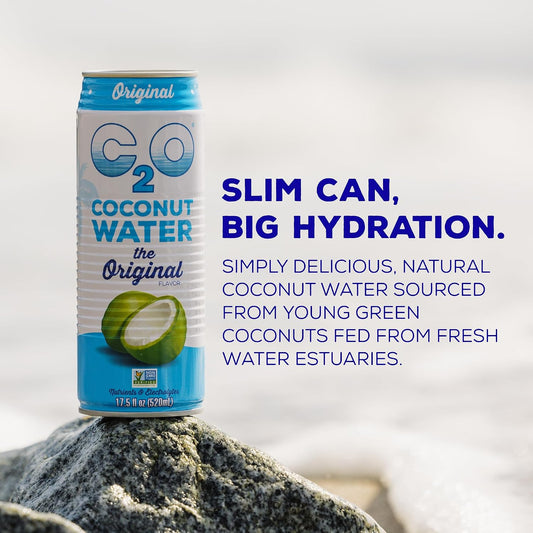 C2O_Original_Coconut_Water,_17.5_Fl_Oz_(Pack_of_12)