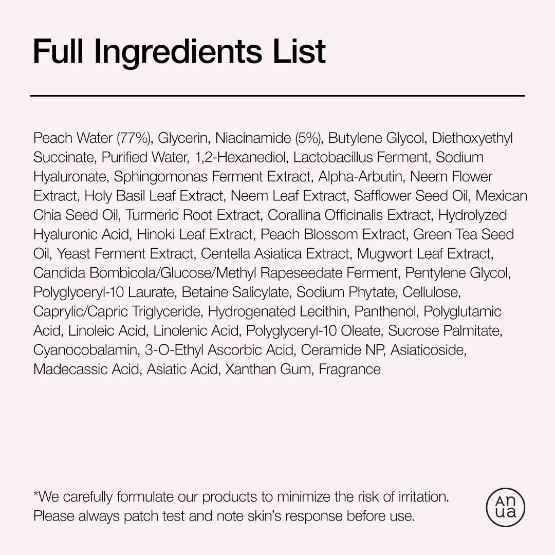Anua Peach 70 Niacinamide Serum – Uncluttered Beauty: One Serum for All Skin Types