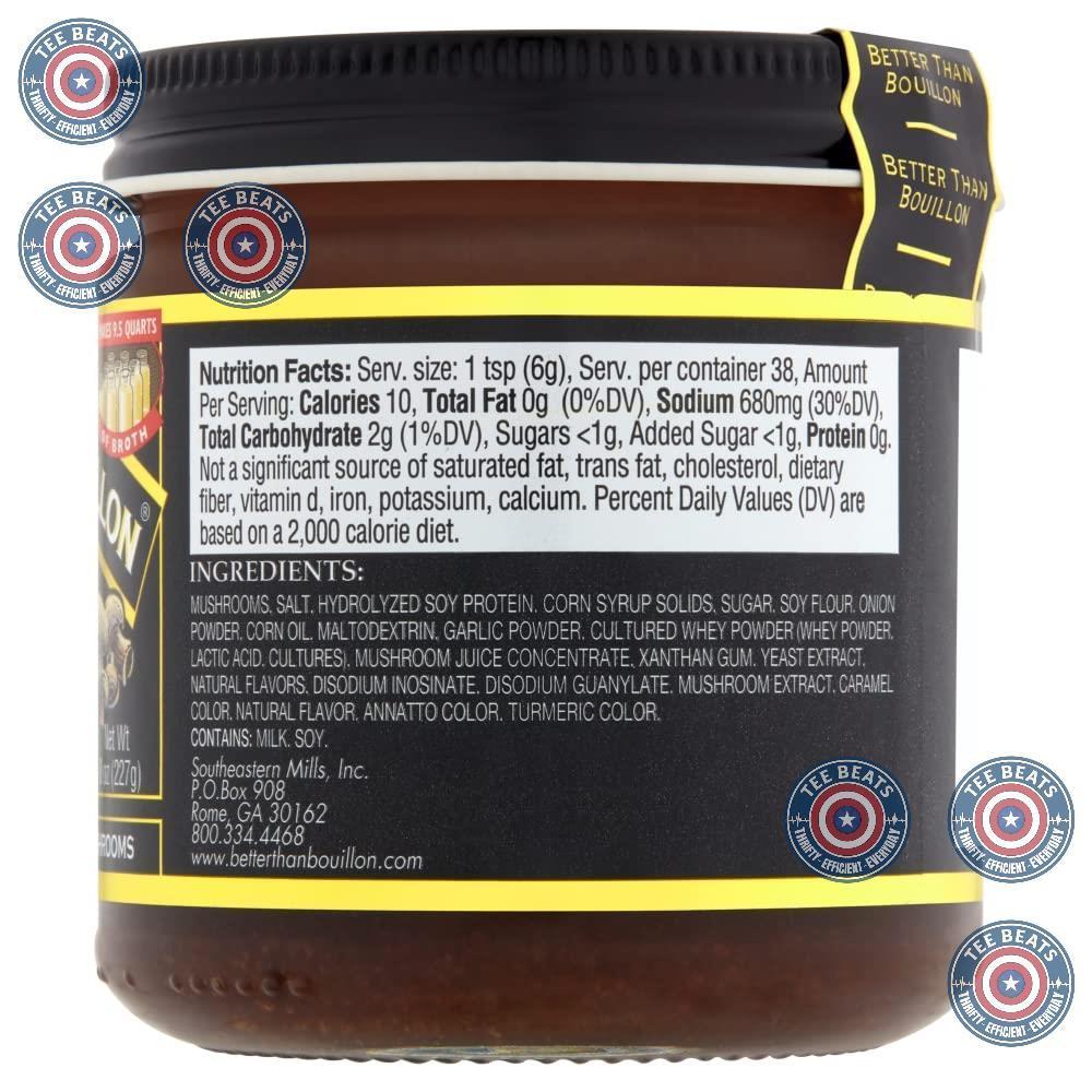 Better Than Bouillon Premium Mushroom Base – Mindful Cooking Essential for the Home Kitchen