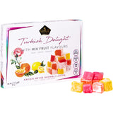 Cerez Pazari Rose Orange Lemon Lokum – Dietary-Restricted Self-Care Snack, Pareve Vegan Candy for Quiet Home Tea Time