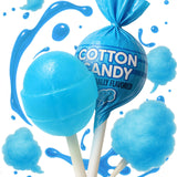 Zestix Blue Mini Lollipops – Freshness-Sealed Cotton Candy Pack for Sanitary Party Favors & Allergy-Aware Group Events