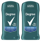 Degree Men Cool Rush Mindful Antiperspirant Deodorant 2-Pack 2.7 oz for Daily Hygiene Rituals and Underarm Skin Comfort | 48-Hour Dryness