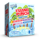 Wyler's Light Island Punch Singles to Go – 5-Calorie Vitamin C Drink Mix for Work Commutes and Conference Room Breaks, 40 Single Servings