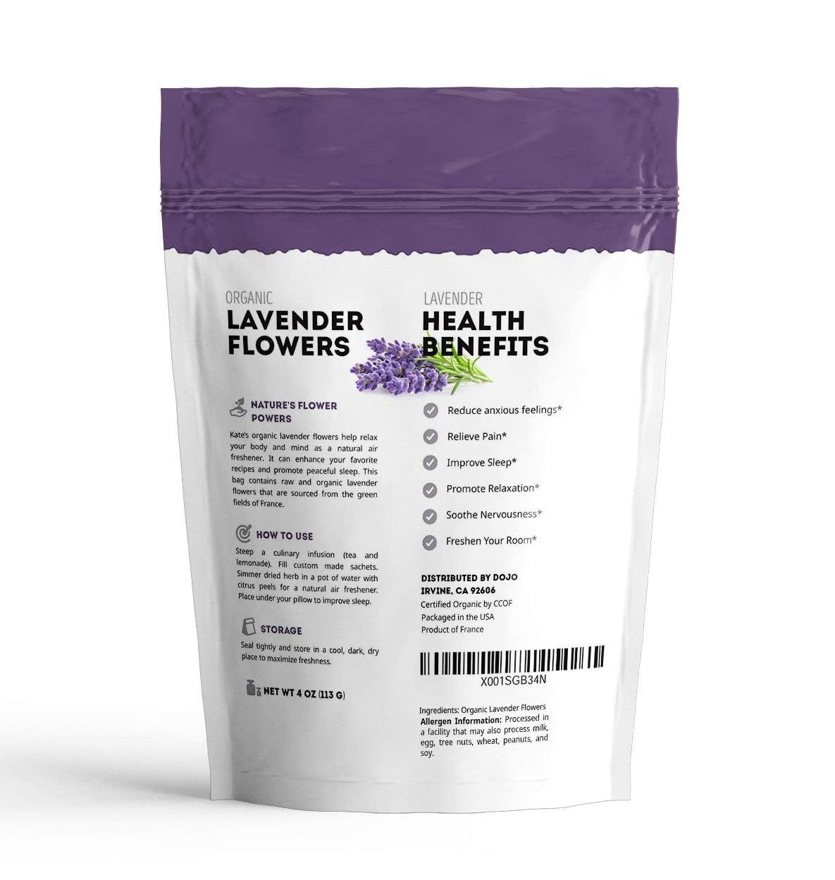 Kate Naturals Edible Lavender Flowers – Premium Gourmet Gift Set Alternative for Moms Who Enjoy Baking and Herbal Tea