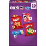 Cheez-It, Pringles & Rice Krispies Treats Snack Variety Pack – Camping Cooler and Hotel Room Travel Snack Box, 30 Count