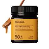 Manukora Raw Manuka Honey Glass Jar – Elegant Housewarming Gift for Wellness-Loving Hosts