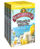 Margaritaville Singles To Go! Pina Colada Powder Sticks - Guilt-Free Tropical Hydration for Diet and Clean Eating Plans, 18 Packets