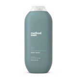 method Men's Body Wash, Sandalwood + Vetiver, 18 fl oz – Post-Workout Reset with Moisturizing Aloe + Vitamin E Formula for Active Men