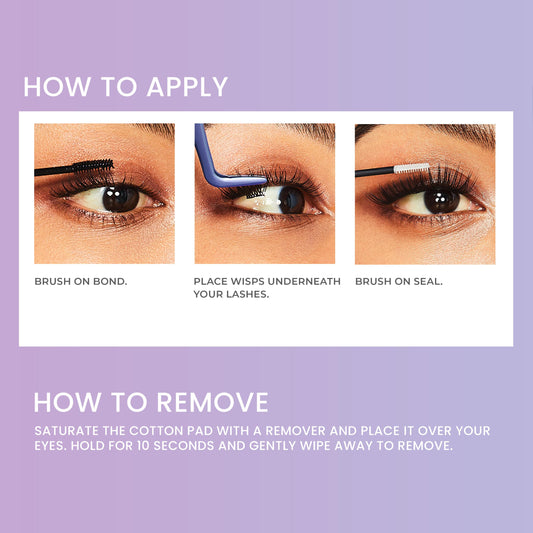 multi-function remover for wisps, bond & seal, overnighter, and eye makeup