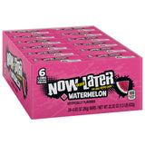 Now and Later Watermelon Candy – Worry-Free Playdate and Lunchbox Snack for Children, 24-Pack Bulk