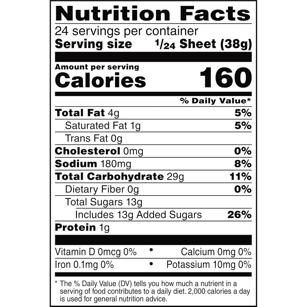 Rice Krispies Treats Pre-Made Sheet – Safe, No-Bake Dessert Base for Playdate Treats, 32oz Bag