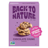 Back to Nature Chocolate Chunk Cookies – Clean-Label Everyday Treat for the Less-Is-More Kitchen, 7.5 oz Box
