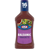 Kraft Lite Raspberry Vinaigrette – Family-Safe No Artificial Dyes Dressing for School Lunches, 16 fl oz