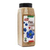 Badia Organic Ground Flax Seed, 16 oz – Natural Plant-Based Omega-3 Supplement That Works Without Counteracting Prescription Medications