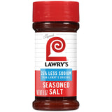 Lawry's 25% Less Sodium Seasoned Salt – All-in-One Seasoning to Streamline Weeknight Cooking