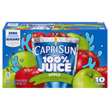 Capri Sun All-Natural Apple Juice Pouches – Healthy Lunchbox Drink Picky Eaters Love, 10 Boxes of 6 fl oz