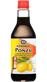 Kikkoman Ponzu Citrus Seasoned Dressing and Sauce, 15 Ounce – Zesty Low-Indulgence Dressing for Vegetable Bowls and Seafood
