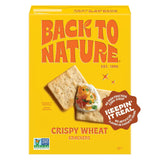 Back to Nature Crispy Wheat Crackers – Family-Friendly Non-GMO Cracker for School Lunchboxes and Meal-Prep Containers