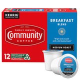 Community Coffee Breakfast Blend Pods for One-Cup Brewing, No Mess Single-Serve Format