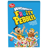 Post Fruity PEBBLES Marshmallow Cereal – Bright Colorful Cereal Box for 90s Inspired Kitchen
