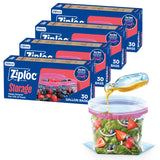 Ziploc Gallon Stay Open Design Bags – Streamlined Freezer Storage for Batch Cooking