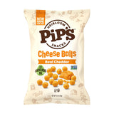 Pipcorn Heirloom Cheddar Cheese Balls – Family Movie Night Snack, Kid-Friendly Organic Cheese Balls