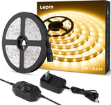 Lepro Super Bright LED Strip – 3000K Warm White Vanity and Ceiling Cove Lighting for Stylish Home Decor