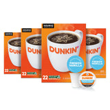 Dunkin' French Vanilla K-Cups – Single-Serve Focus Coffee for Study Sessions and Remote Work