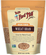 Bob's Red Mill Wheat Bran – Restorative Fiber for Self-Care Routines, Baking and Breakfast Bowls