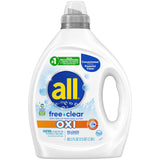 all Liquid Laundry Detergent Free Clear – Fragrance-Free Wash for Eczema and Allergy-Prone Skin
