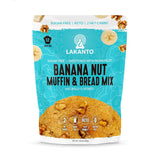 Lakanto Sugar Free Banana Nut Muffin and Bread Mix - Low Carb Muffin Mix for Child Birthday Parties and Playdates