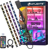 HitLights 5050 RGB LED Lights – Workspace Mood Lighting for Late Night Work Sessions, 19 Dynamic Modes