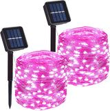 LumLove Solar String Lights – Cozy Indoor Home Decor Fairy Lights, 66FT 200 LED Bendable Copper Wire with 8 Modes for Bedroom, Dorm, and Reading Nook