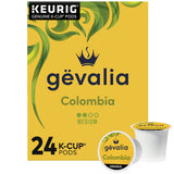 Gevalia Colombia K-Cup Coffee Pods – Holiday and Birthday Gift for the Keto or Low Carb Friend, 84 ct Box